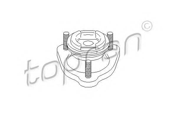 TOPRAN 501300 Опора стійки амортизатора