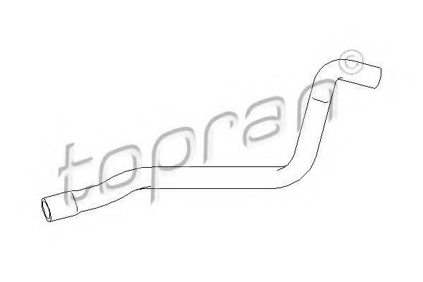 TOPRAN 501579 Шланг радіатора