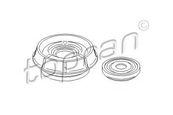 TOPRAN 700350 Опора стійки амортизатора