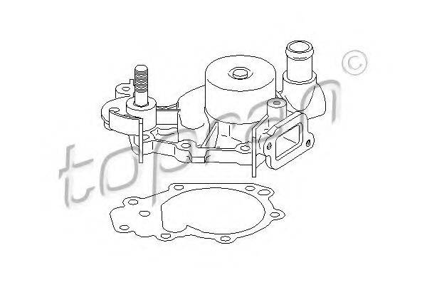 TOPRAN 700419 Водяний насос