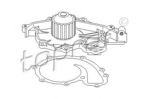 TOPRAN 700422 Водяний насос