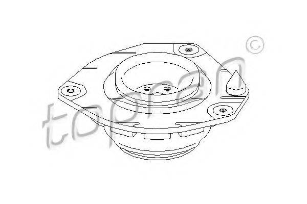 TOPRAN 700365 Опора стійки амортизатора