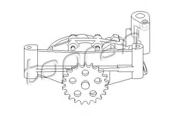 TOPRAN 721209 Масляний насос