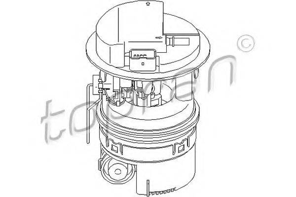TOPRAN 722047 Паливний насос