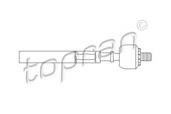 TOPRAN 720399 Осьовий шарнір, рульова тяга