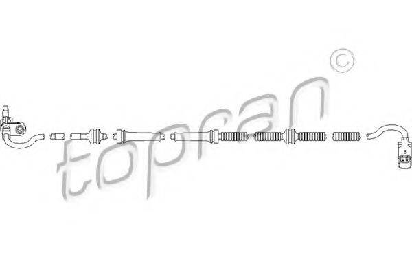 TOPRAN 722100 Датчик, частота обертання колеса