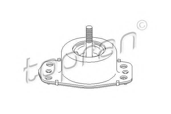 TOPRAN 207767 Підвіска, двигун