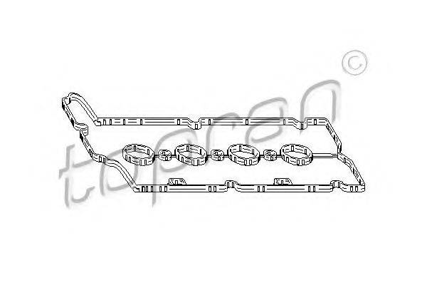 TOPRAN 207621 Прокладка, кришка головки циліндра