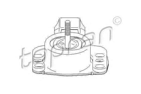 TOPRAN 207756 Підвіска, двигун