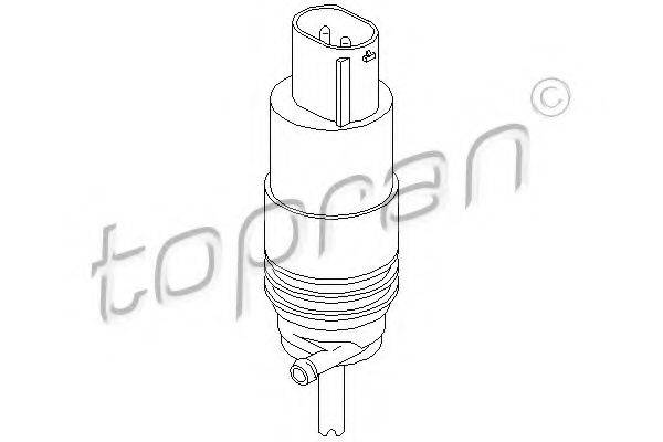 TOPRAN 501800 Водяний насос, система очищення вікон