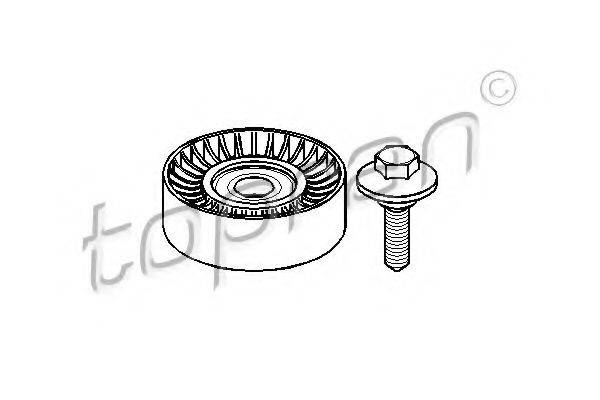 TOPRAN 722427 Паразитний / провідний ролик, полікліновий ремінь