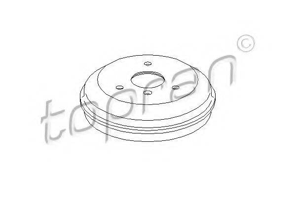 TOPRAN 407935 Гальмівний барабан