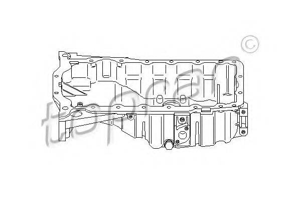 TOPRAN 113322 Масляний піддон