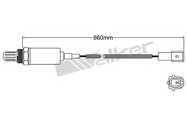 WALKER PRODUCTS 25021039 Лямбда-зонд