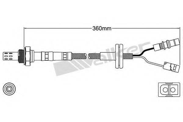 WALKER PRODUCTS 25023063 Лямбда-зонд