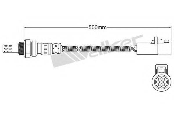 WALKER PRODUCTS 25024127 Лямбда-зонд