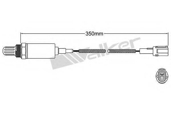 WALKER PRODUCTS 25021041 Лямбда-зонд