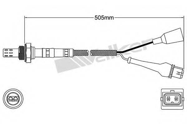 WALKER PRODUCTS 25023032 Лямбда-зонд