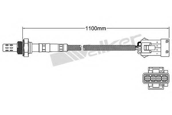 WALKER PRODUCTS 25024163 Лямбда-зонд