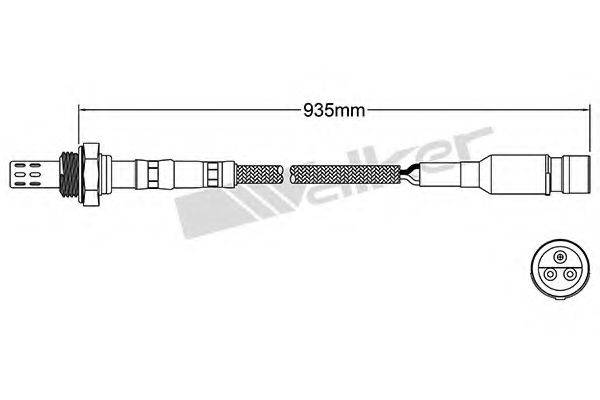 WALKER PRODUCTS 25023029 Лямбда-зонд