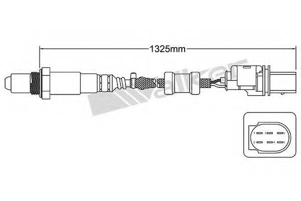 WALKER PRODUCTS 25025037 Лямбда-зонд