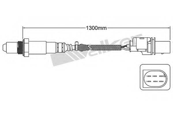 WALKER PRODUCTS 25025048 Лямбда-зонд