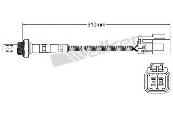 WALKER PRODUCTS 25024102 Лямбда-зонд