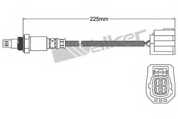 WALKER PRODUCTS 25054063 Лямбда-зонд