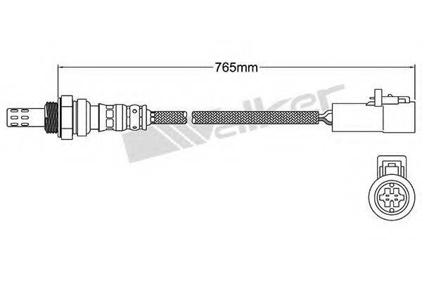 WALKER PRODUCTS 25024070 Лямбда-зонд