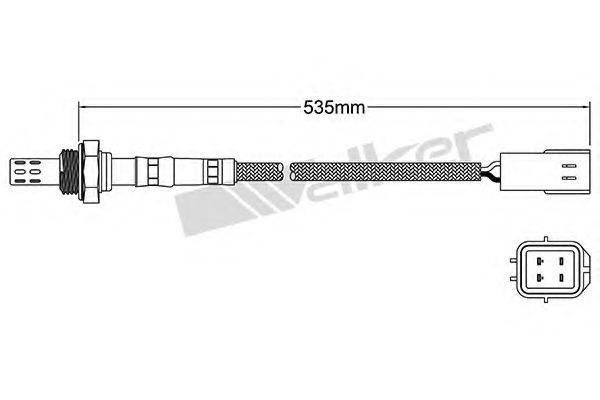 WALKER PRODUCTS 25024388 Лямбда-зонд