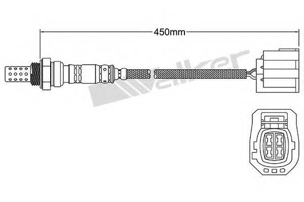 WALKER PRODUCTS 25024725 Лямбда-зонд