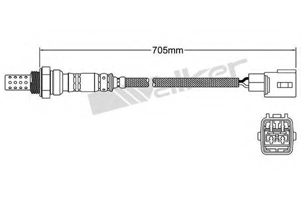 WALKER PRODUCTS 25024226 Лямбда-зонд