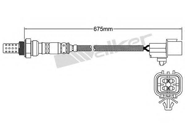 WALKER PRODUCTS 25024235 Лямбда-зонд