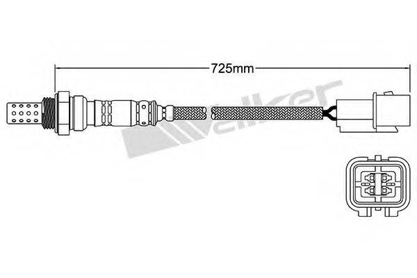 WALKER PRODUCTS 25024240 Лямбда-зонд