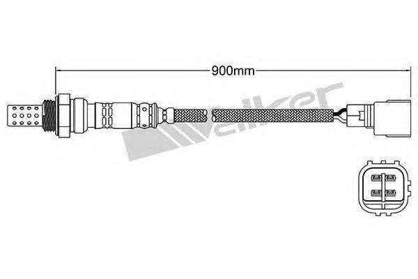 WALKER PRODUCTS 25024404 Лямбда-зонд