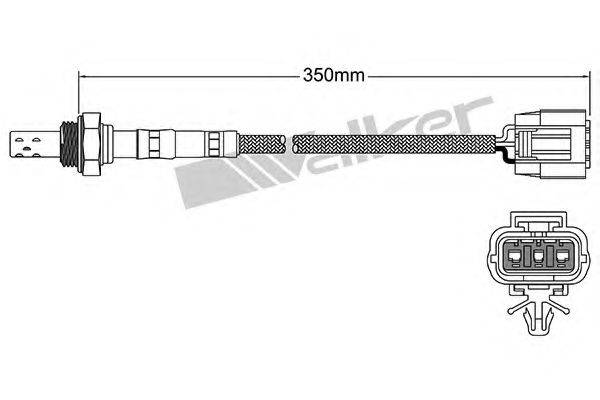 WALKER PRODUCTS 25023094 Лямбда-зонд