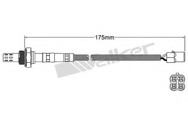 WALKER PRODUCTS 25023103 Лямбда-зонд