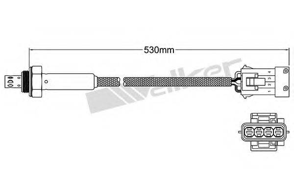 WALKER PRODUCTS 25024814 Лямбда-зонд