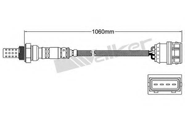 WALKER PRODUCTS 25024526 Лямбда-зонд