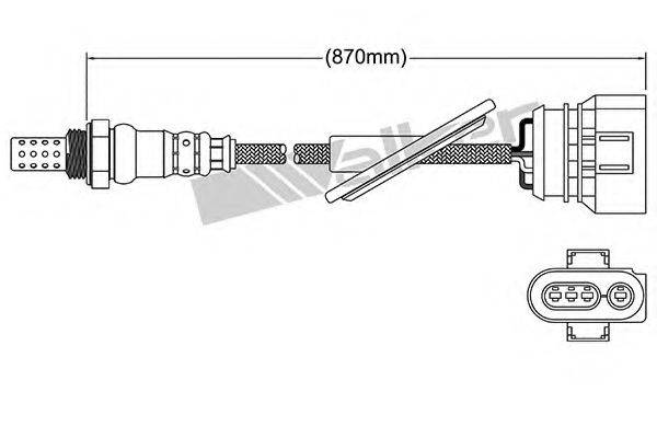 WALKER PRODUCTS 25024394 Лямбда-зонд