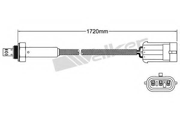 WALKER PRODUCTS 25023815 Лямбда-зонд