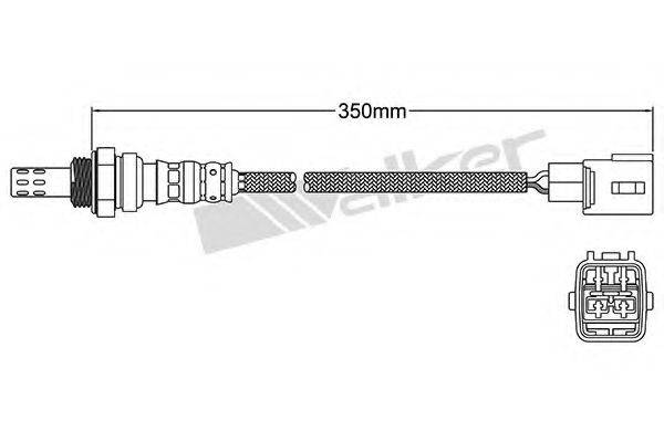 WALKER PRODUCTS 25024489 Лямбда-зонд