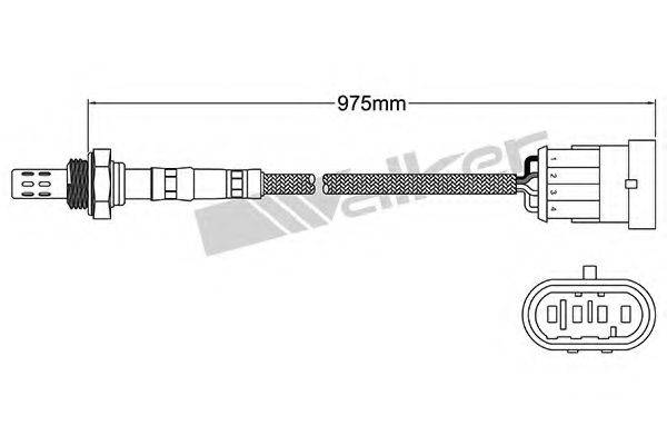 WALKER PRODUCTS 250241017 Лямбда-зонд