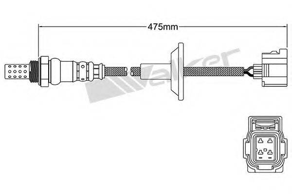 WALKER PRODUCTS 250241049 Лямбда-зонд