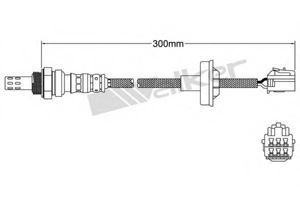 WALKER PRODUCTS 25024074 Лямбда-зонд