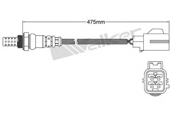 WALKER PRODUCTS 250241055 Лямбда-зонд