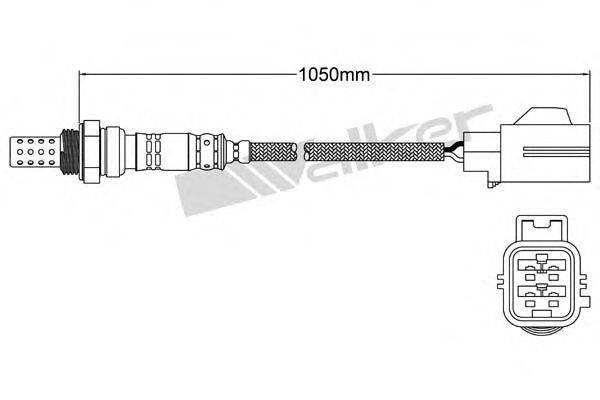 WALKER PRODUCTS 25024509 Лямбда-зонд