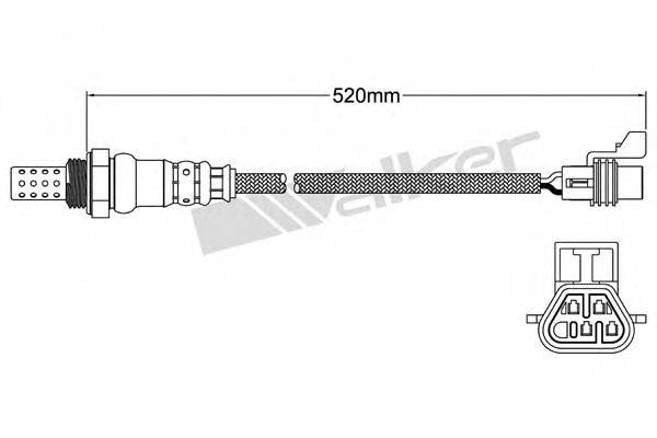 WALKER PRODUCTS 25024649 Лямбда-зонд