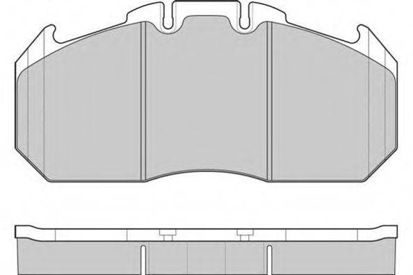 E.T.F. 125310 Комплект гальмівних колодок, дискове гальмо