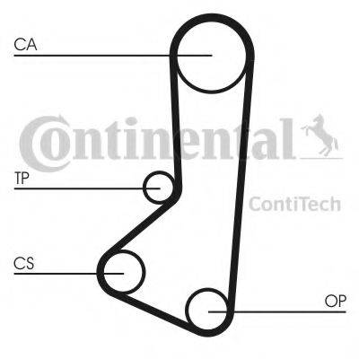 CONTITECH CT511K1 Комплект ременя ГРМ